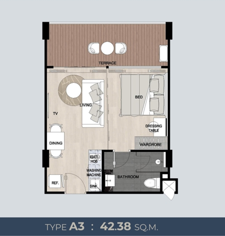 SEA HEAVEN (TYPE A3 Sea View ) — Freehold condo in Nai Thon, Phuket